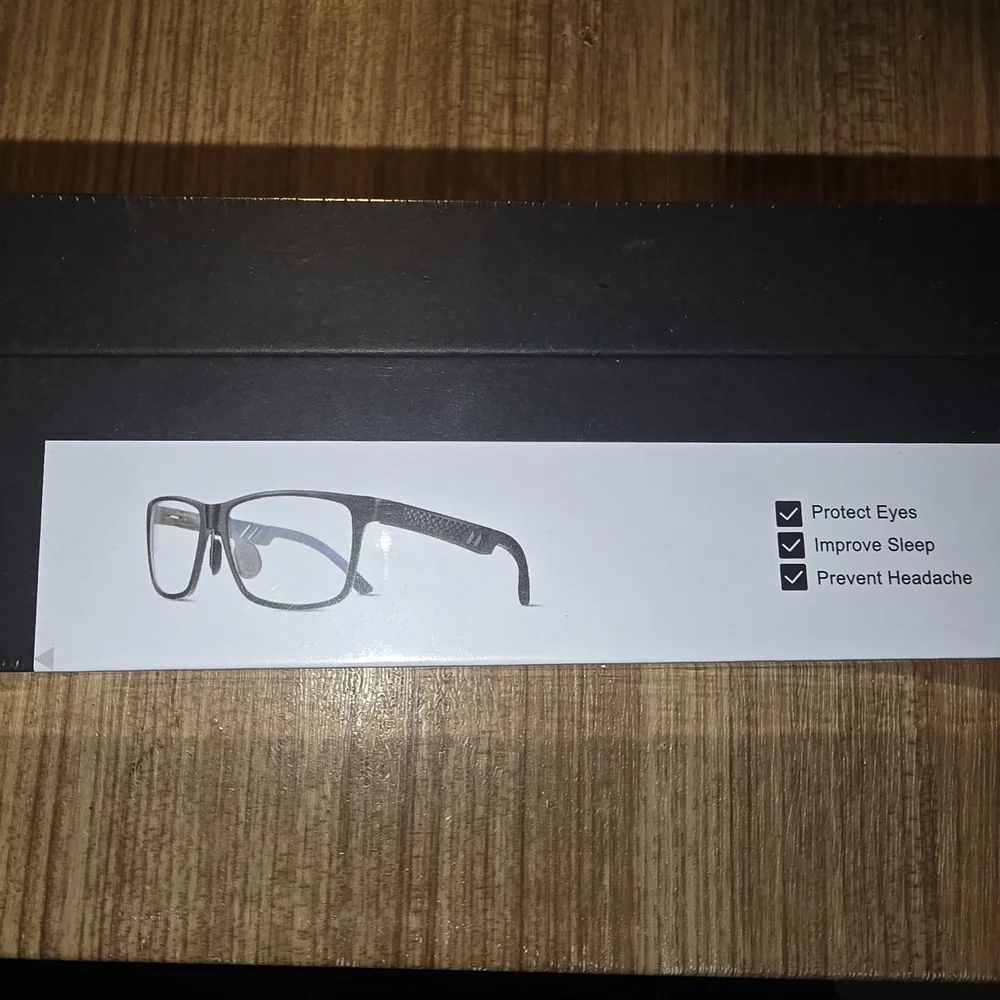 ANYLUV Blue Light Blocking Glasses Men Computer Gaming Glasses Rectangle Metal